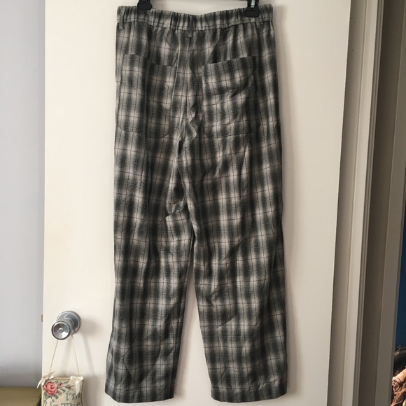 NWT URBAN OUTFITTERS High Rise Plaid Pants L - Picture 6 of 9